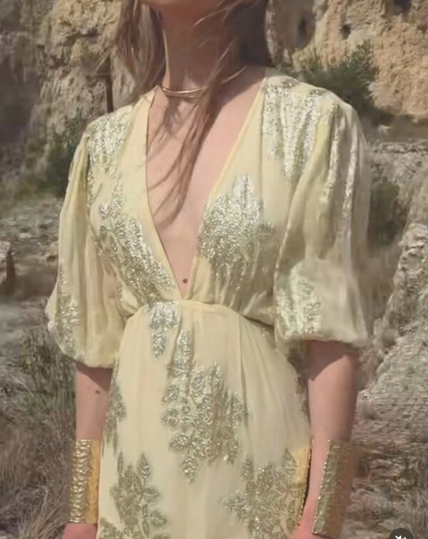 TRASH AND LUXURY Abito con manica e apertura sulla schiena