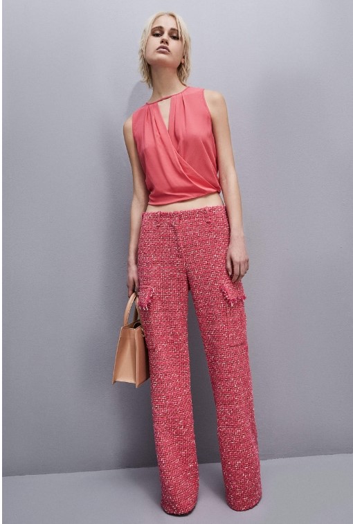PATRIZIA PEPE Blusa ad incrocio