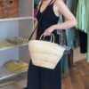 NALI' Borsa cesta paglia manici /tracolla