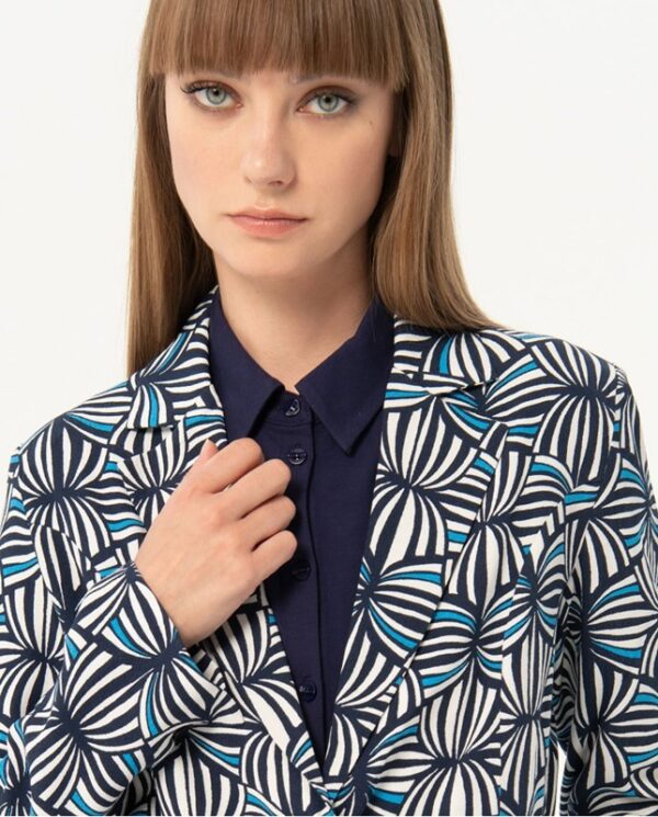 SURKANA Blazer piatto in crepe