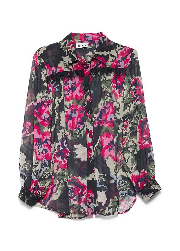B.YU Camicia a fiori
