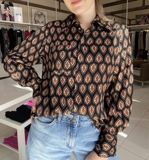 B.YU Camicia con stampa