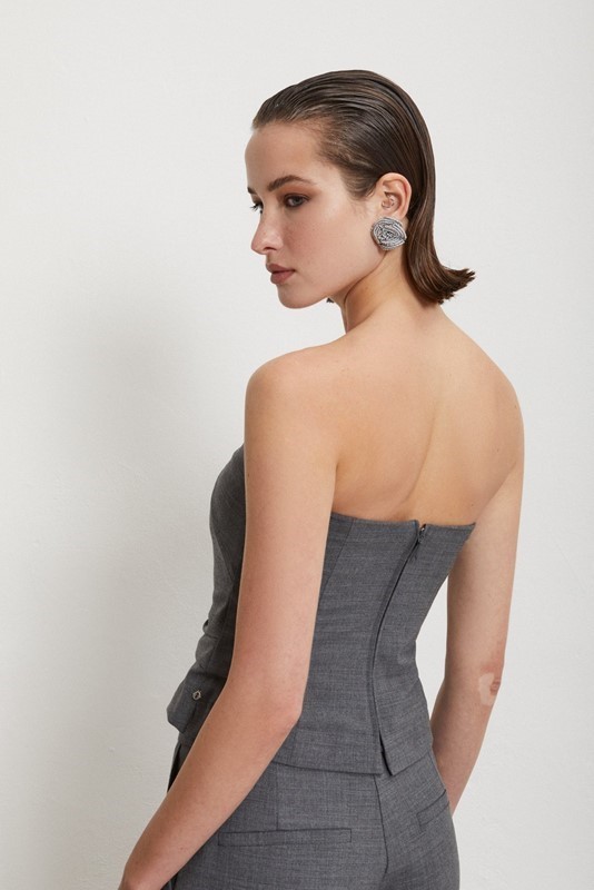 OTTOD'AME Bustier con pences