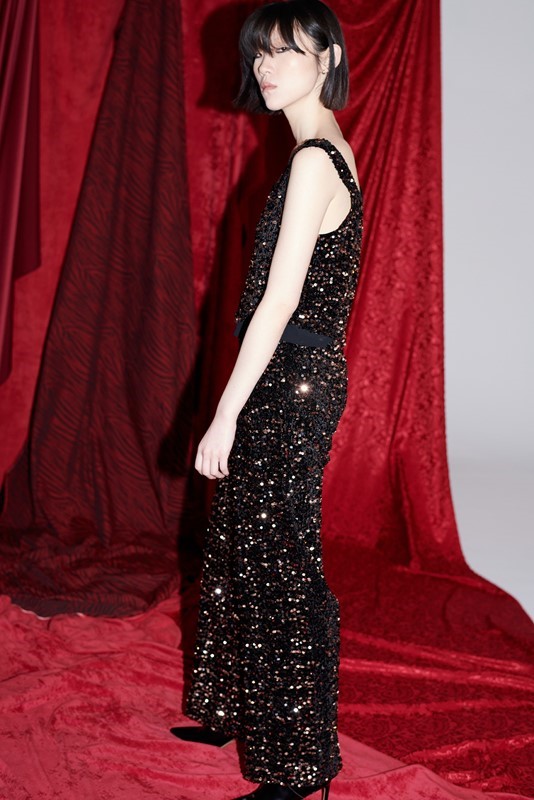 B.YU Top paillettes
