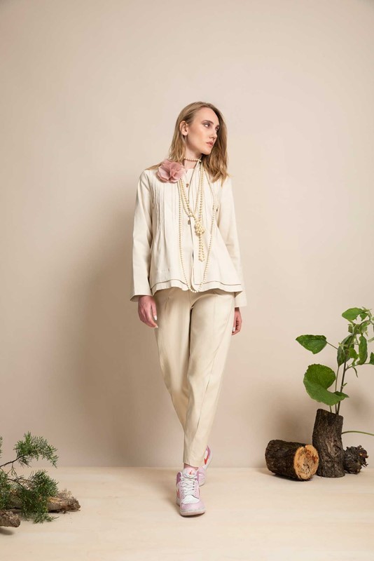 PEPE ROSA Pantalone culotte