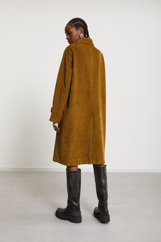 OTTOD'AME Cappotto in velluto a coste