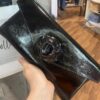 TWENTY FOURHAITCH Pochette in vernice con la rosa