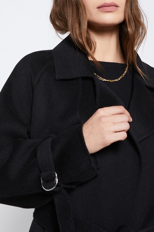 OTTOD'AME Trench lungo in misto lana
