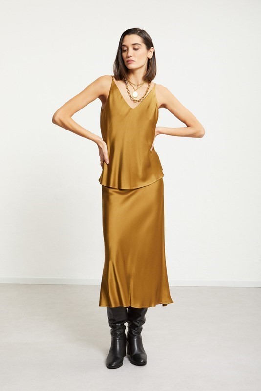 OTTOD'AME Top con spalline sottili