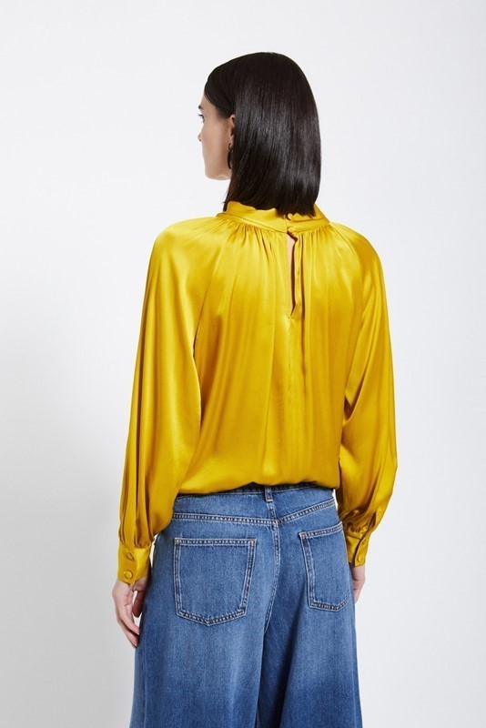 OTTOD'AME Maglia in viscosa con nodo