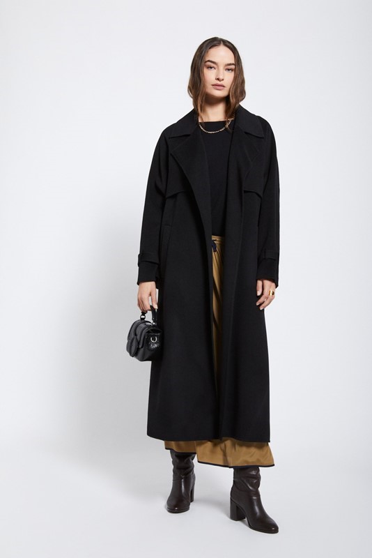 OTTOD'AME Trench lungo in misto lana