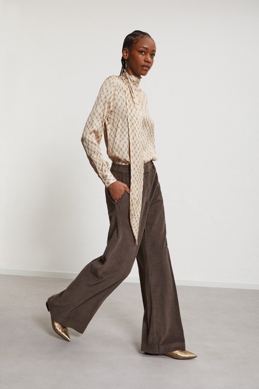OTTOD'AME Pantalone in velluto a coste