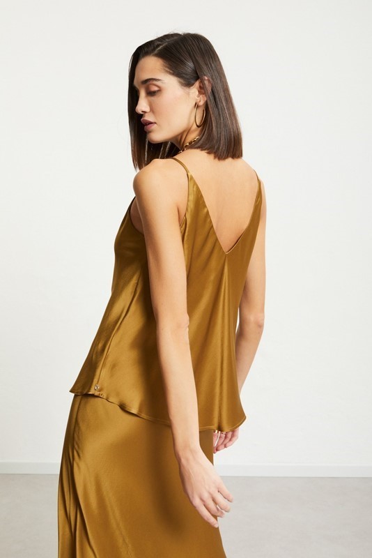 OTTOD'AME Top con spalline sottili