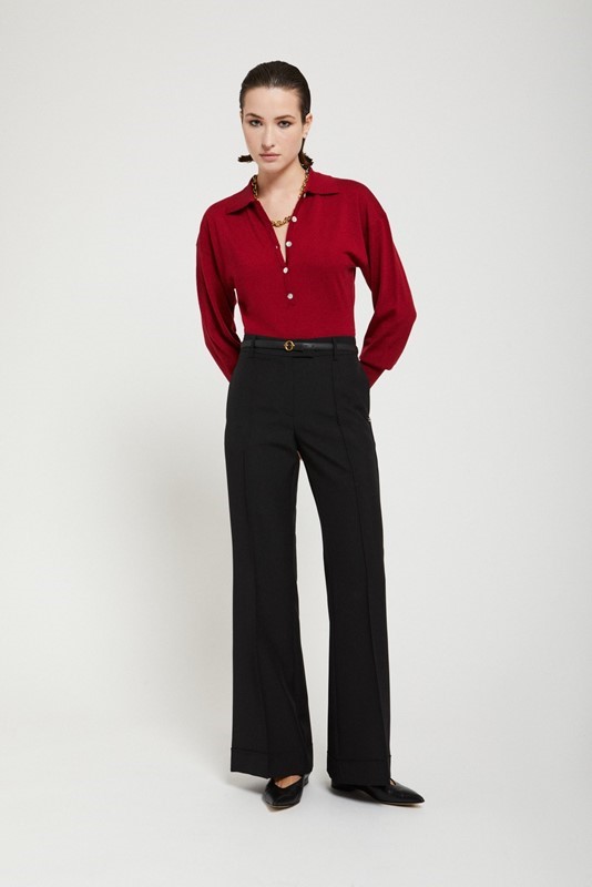 OTTOD'AME Body in maglia merlino