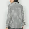 RELISH Camicia righe con fettucce nei polsi