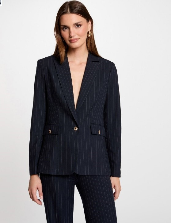 MORGAN Blazer monopetto gessato