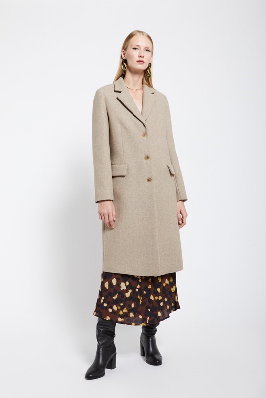 OTTOD'AME Cappotto lungo in misto lana