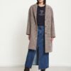 OTTOD'AME Cappotto check in misto lana