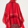 SURKANA Poncho a collo alto a quadri