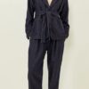 SOUVENIR Giacca stile kimono con cintura