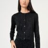 SURKANA Cardigan corto e aderente con scollo rotondo