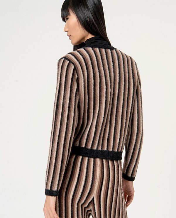 SURKANA Cardigan corto effetto spazzolato