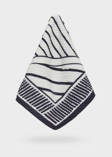 NALI' Foulard plisse' motivo