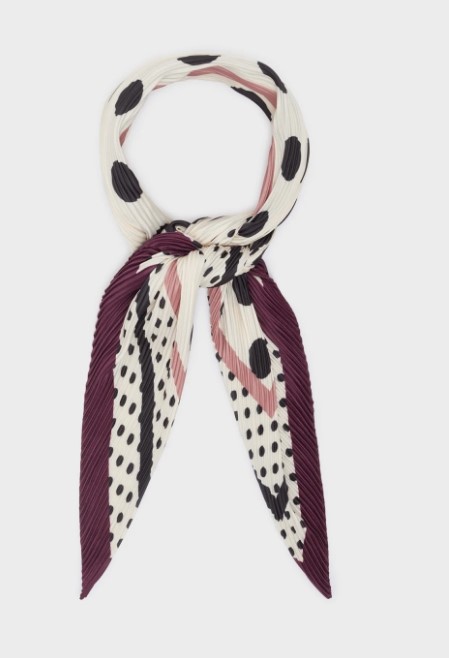 NALI' Foulard pois plisse'