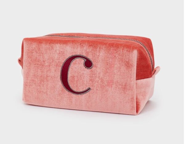 NALI' Trousse velluto lettera c