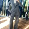 SPAGO DONNA Pantalone ampio con pence e bottone