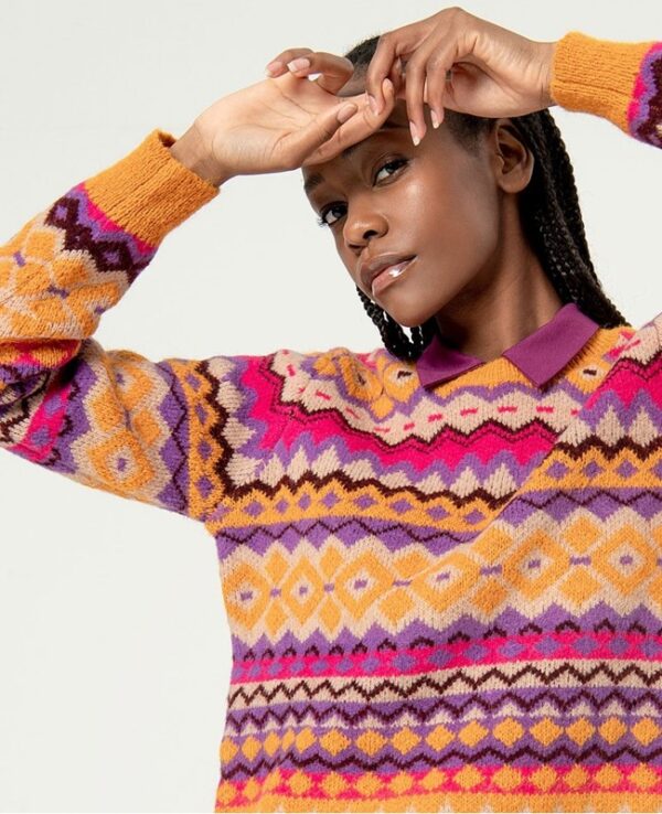 SURKANA Maglione jacquard con rombi