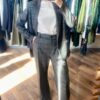 SPAGO DONNA Pantalone ampio con pence
