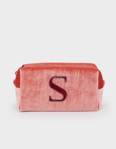 NALI' Trousse velluto lettera s