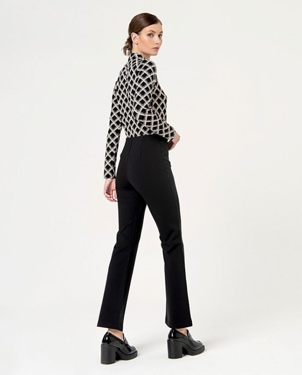 SURKANA Pantalone a zampa elasticizzato