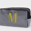NALI' Trousse velluto lettera m
