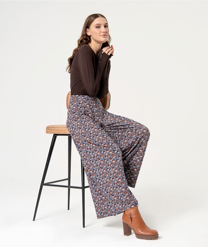 SURKANA Blouse a manica lunga con collo rotondo