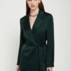 OTTOD'AME Blazer in viscosa con fusciacca
