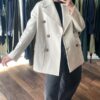RELISH Cappotto carlotte manica lunga raglan doppio petto