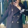 RELISH Cappotto carlotte manica lunga raglan doppio petto