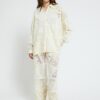 OTTOD'AME Pantalone a palazzo in pizzo