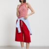 OTTOD'AME Pantalone jogger cropped in cotone