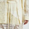 OTTOD'AME Pantalone a palazzo in pizzo