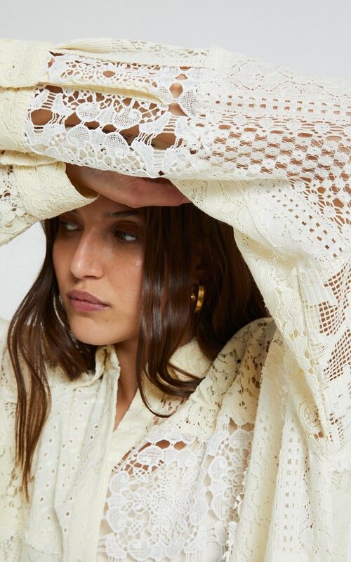 OTTOD'AME Camicia over in pizzo