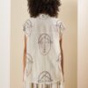 1D4C02937D10A9618FFF46637CC45097_ SOUVENIR Casacca in mussola di cotone con ricami facce