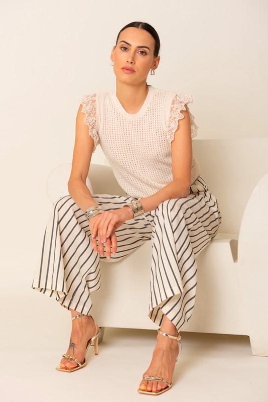 SISTE'S Pantalone macro riga