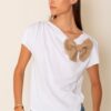 SISTE'S T-shirt con spilla fiocco