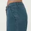 WHITE WISE Pantalone ampio in chambray