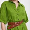 OTTOD'AME Cintura in pelle intrecciata