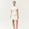 WHITE WISE Casacca a pois