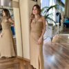 AGGÉL Gonna maxi in lurex